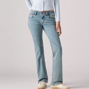 Levi's Light Blue Superlow Boot Cut Women's Jeans